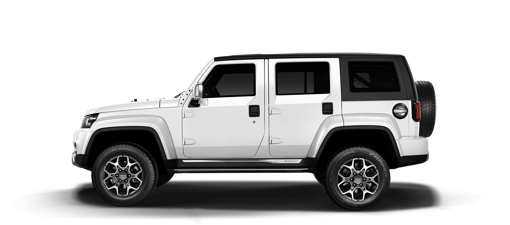 BAIC BJ40 on an unpaved track
